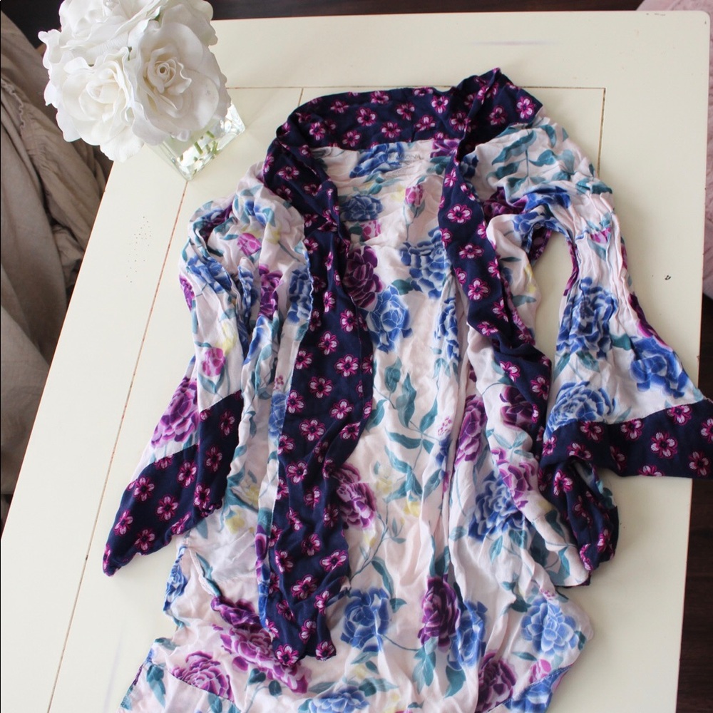 Floral cardigan